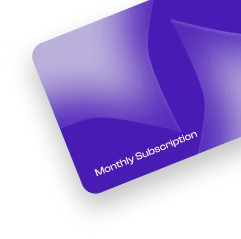 Pixels Studios monthly subscription card